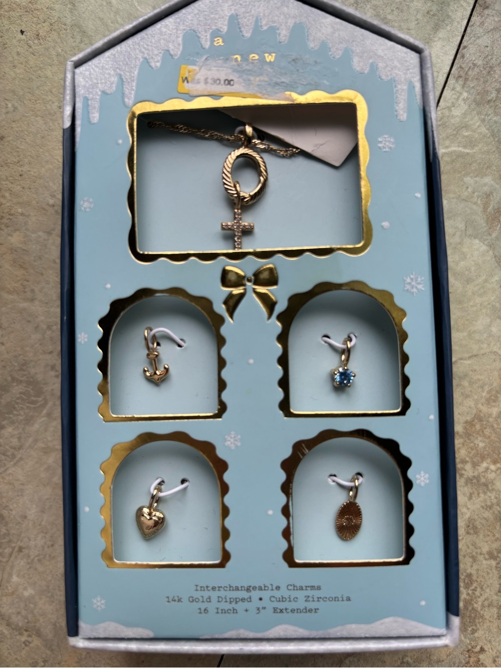 Interchangeable Charm Necklace Set